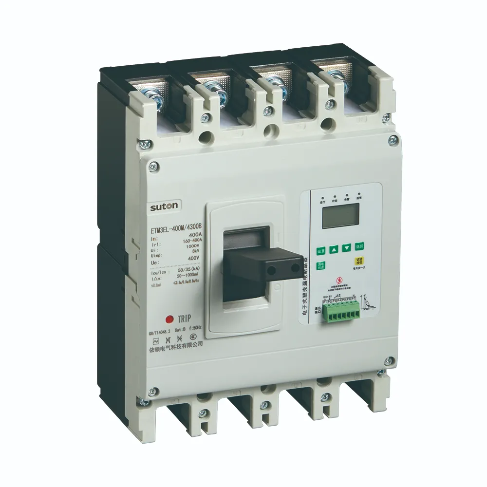 Molded case residual breaker class illustrating the MCCB family
