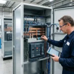 Air circuit breaker installed in LV switchgear