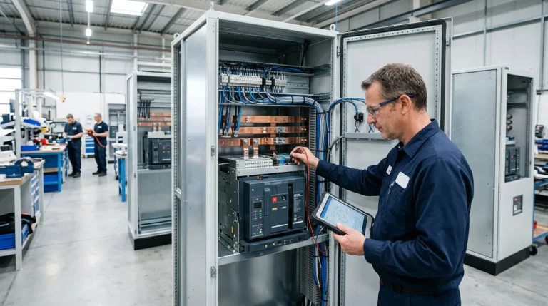 Air circuit breaker installed in LV switchgear