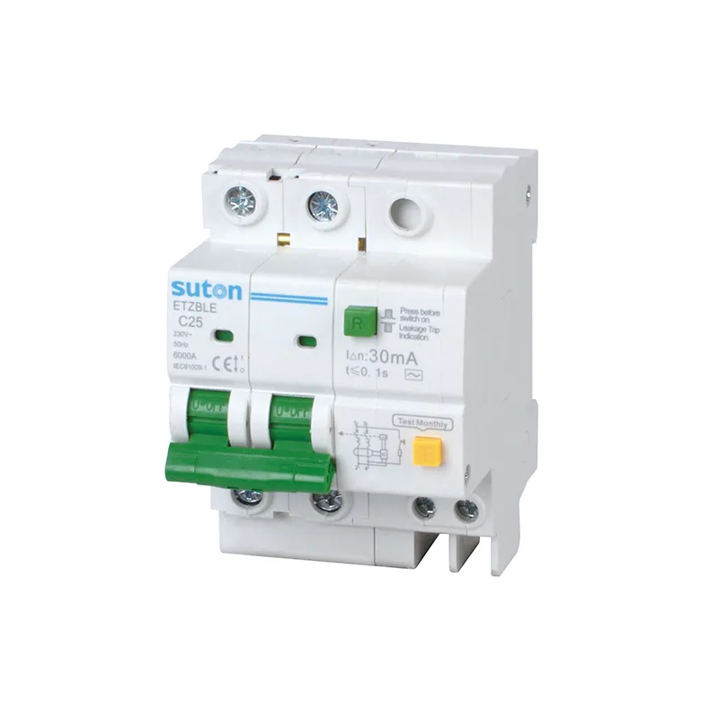 RCBO product view for combined protection