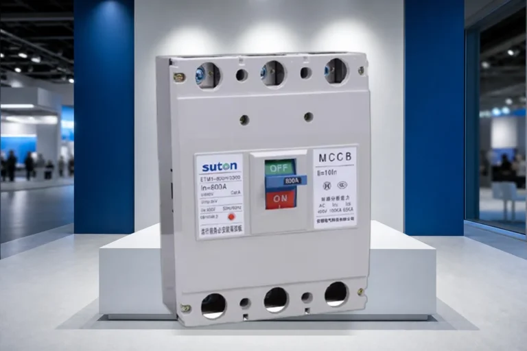 Motor Circuit Protector concept illustration for panel builders (illustrative background, not a site photo)