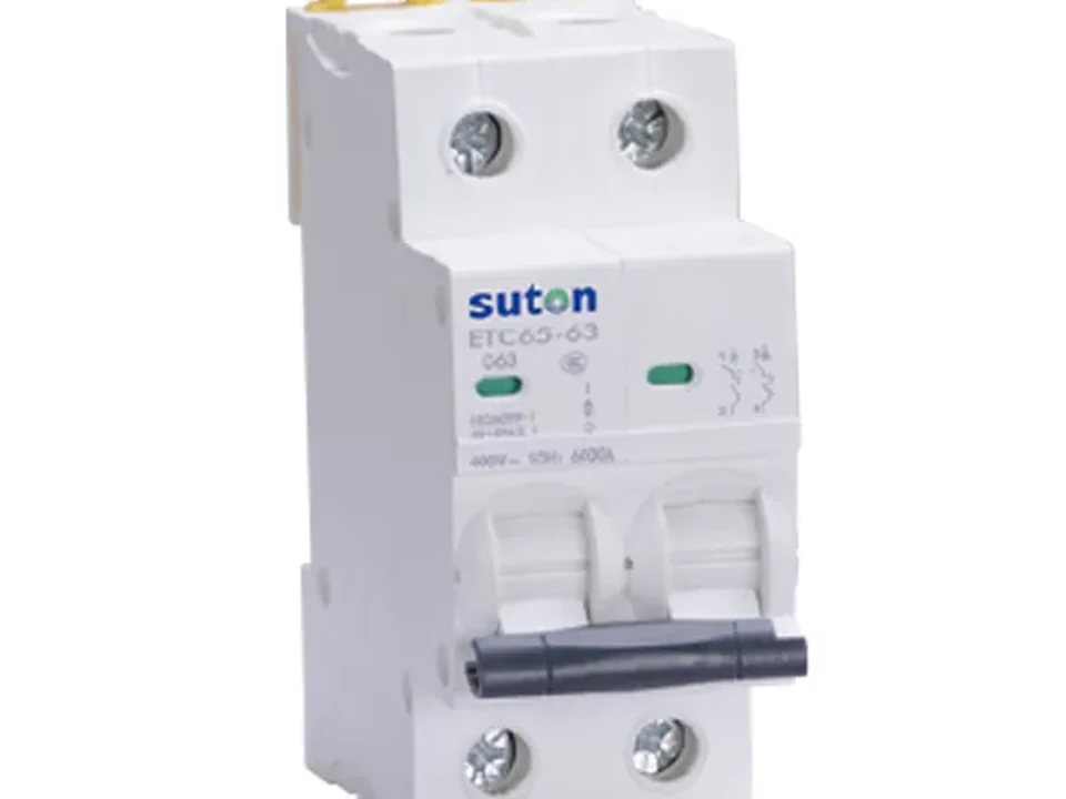 SUTON modular circuit breaker view for 20 amp wire-size planning