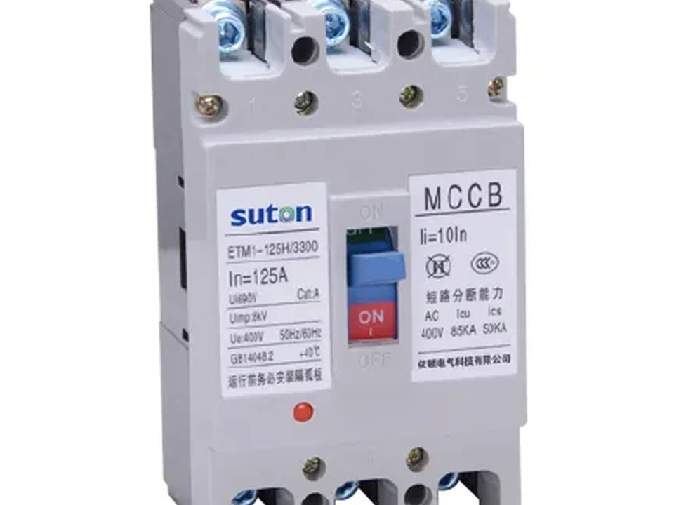 SUTON molded case circuit breaker view for 60 amp wire-size planning