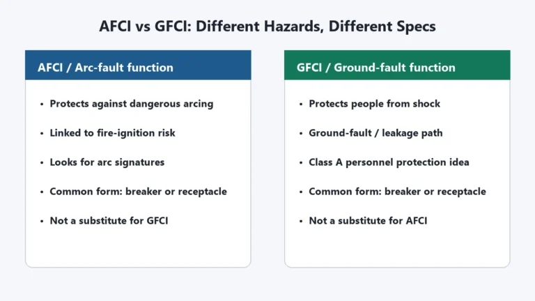 Choose AFCI or GFCI Protection for Each Branch Circuit