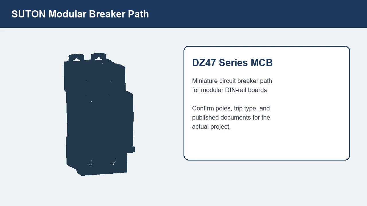 SUTON DZ47 breaker path recommendation silhouette