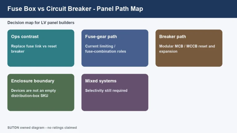 Choose Fuse-Gear or Breaker Paths for LV Panels