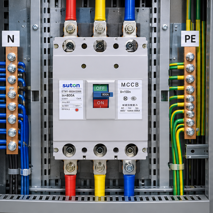 MCCB ground-fault settings product reference scene 2