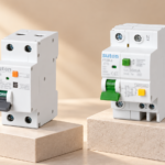 SUTON ETB9LAF AFDD and ETZBLE RCBO shown side by side