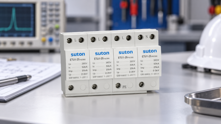 1P+N vs 2P Surge Protector: What Is the Difference? — SUTON product reference illustration