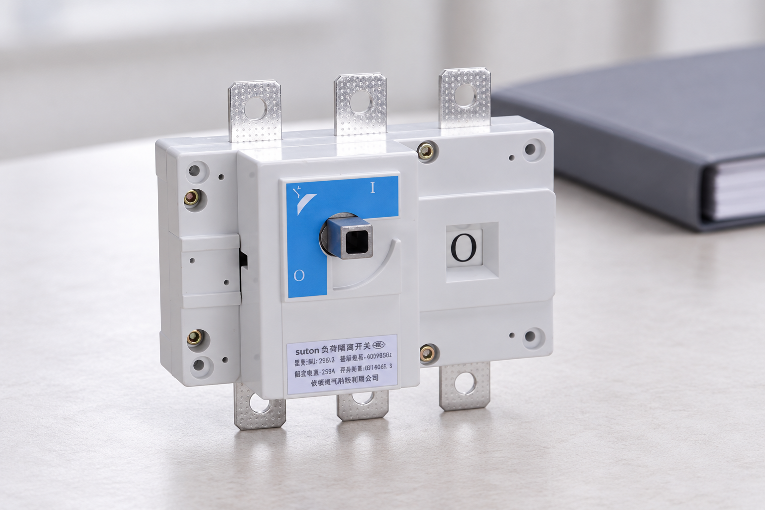 SUTON ETGL(HGL) three-pole switch-disconnector exterior: front housing in a documentation-review setting