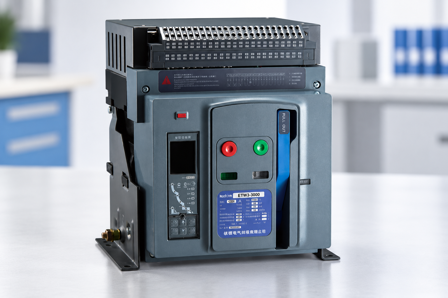 Contact Resistance Testing for Air Circuit Breakers — SUTON exterior controls and housing reference
