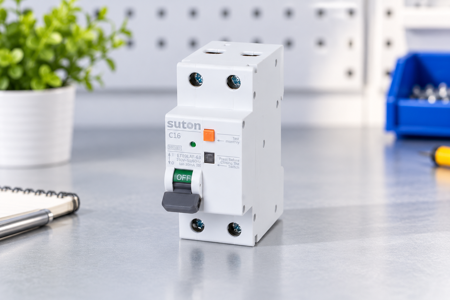 AFDD Selection for Circuits with Electronic Power Supplies — SUTON product exterior reference view