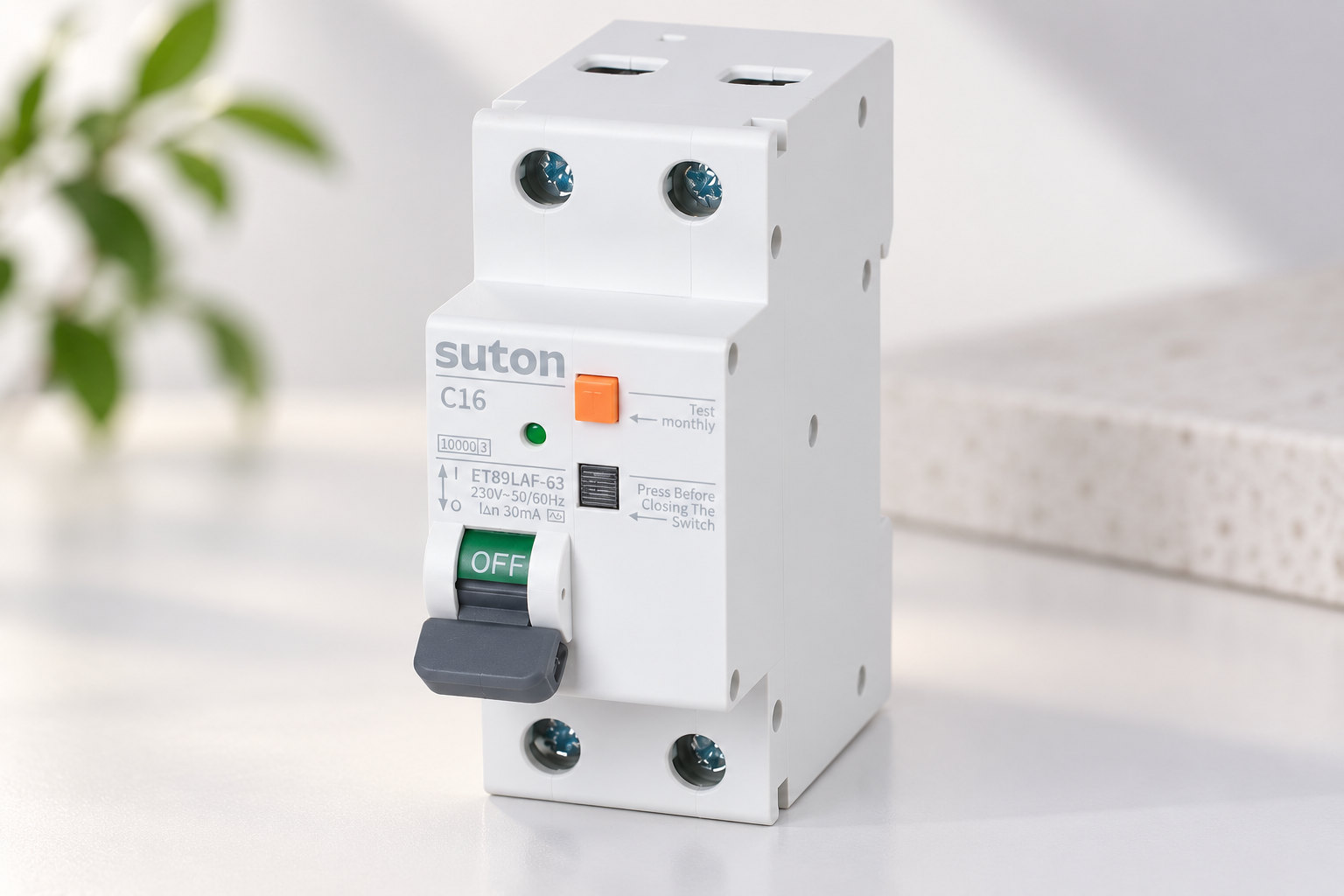 AFDD Status Indication and Fault Diagnosis — SUTON exterior controls and housing reference