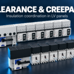 SUTON ETFZX enclosed busbar system: disconnected product on a dark editorial background