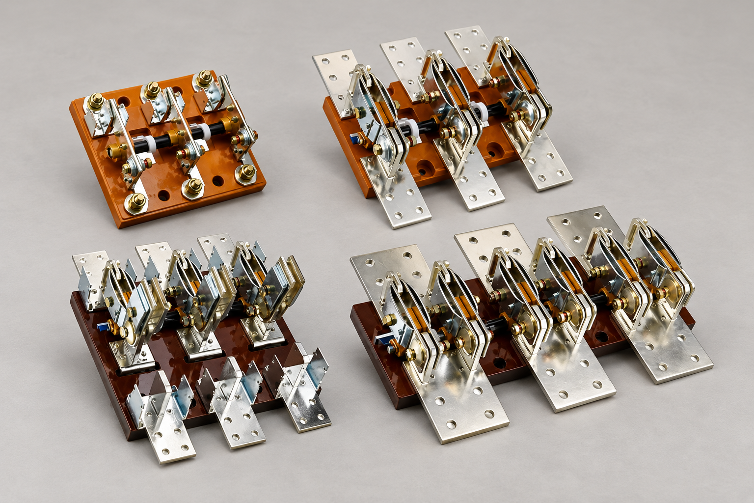 HD(HS) Series Open-Type Knife Switches and Knife-Type Changeover Switches: complete exterior for layout and documentation review