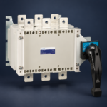 HGL(ETGL)/Z series Transfer load disconnector: complete product on a dark studio background