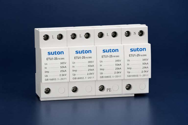 SUTON ETU1 four-module SPD: disconnected product for specification review