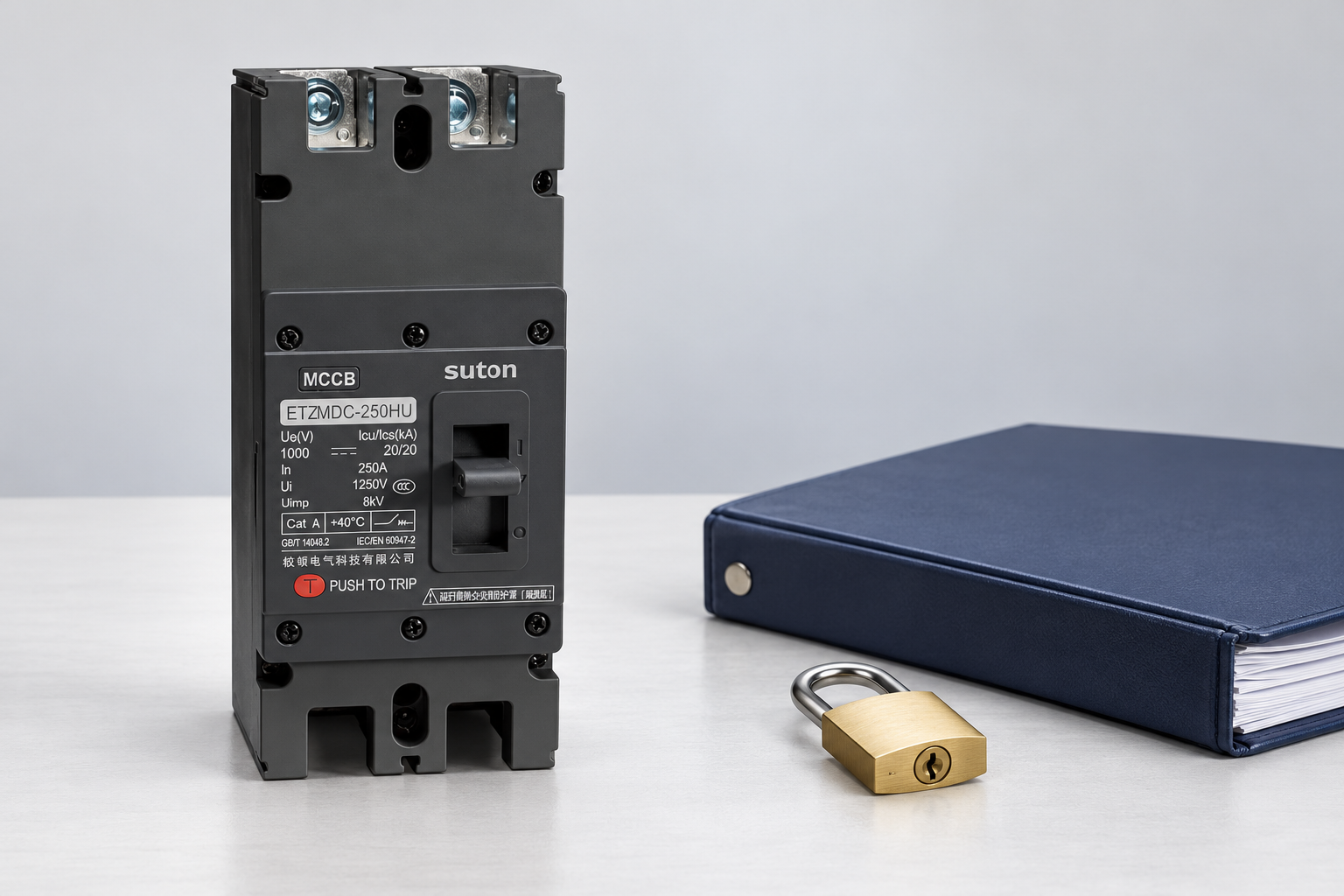 SUTON ETZM PV molded-case DC circuit breaker: complete enclosed assemblies for specification review