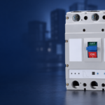 SUTON ETM3E intelligent measurement circuit breaker: disconnected product on a dark editorial background