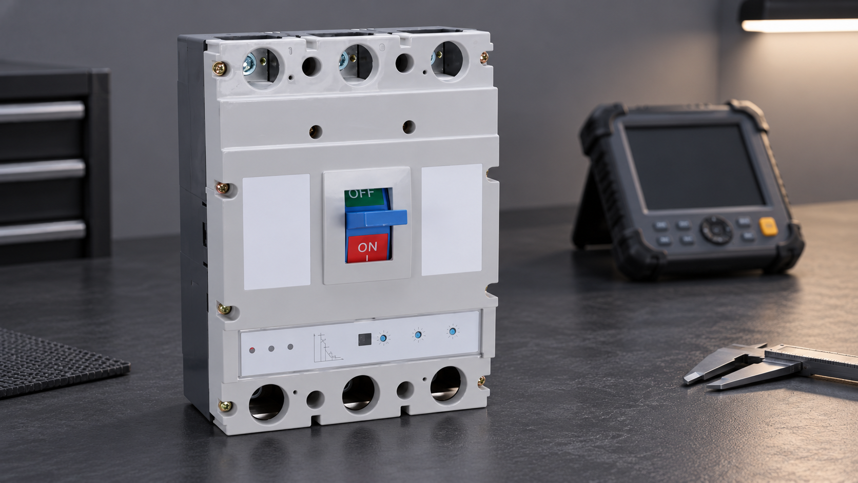 SUTON ETM3E intelligent measurement circuit breaker: complete housing and terminals for exterior inspection