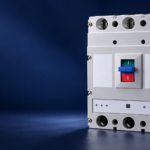 SUTON ETM3E intelligent measurement circuit breaker: disconnected product on a dark editorial background
