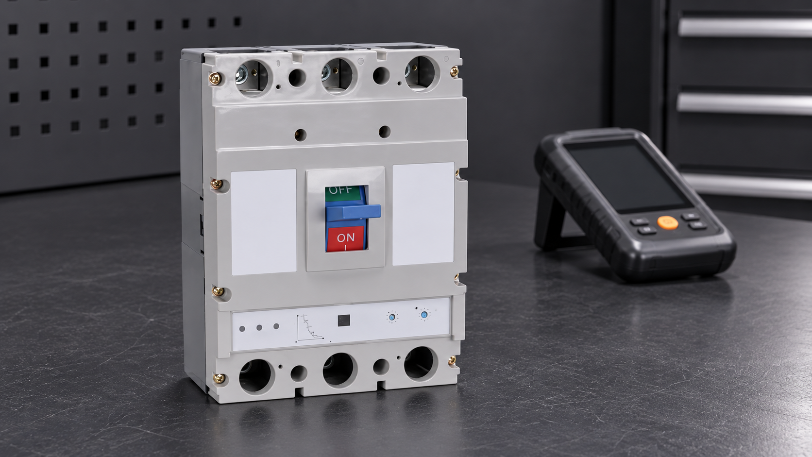 SUTON ETM3E intelligent measurement circuit breaker: complete housing and terminals for exterior inspection