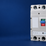 SUTON ETM3E intelligent measurement circuit breaker: disconnected product on a dark editorial background