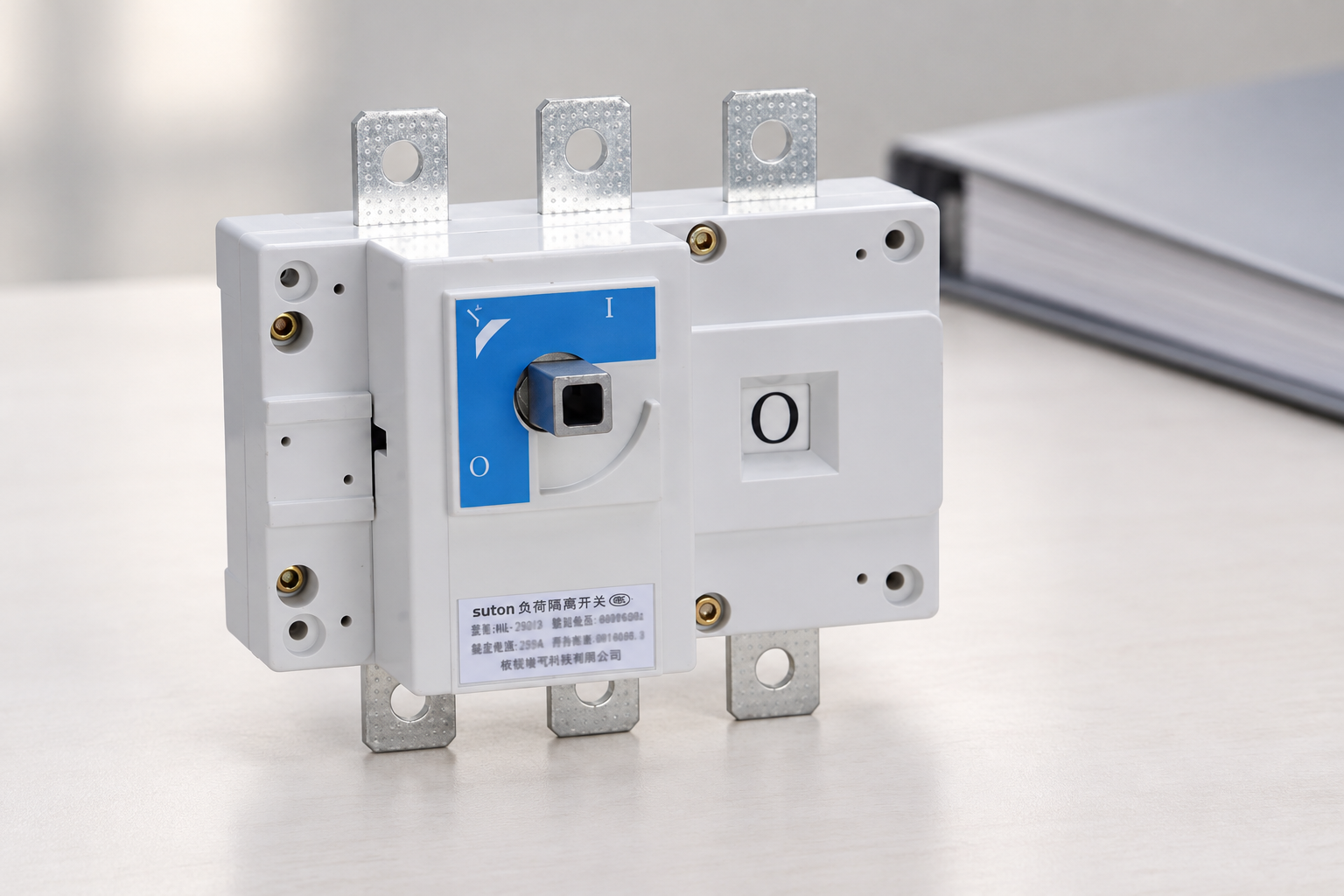 SUTON ETGL(HGL) three-pole switch-disconnector exterior: front housing in a documentation-review setting