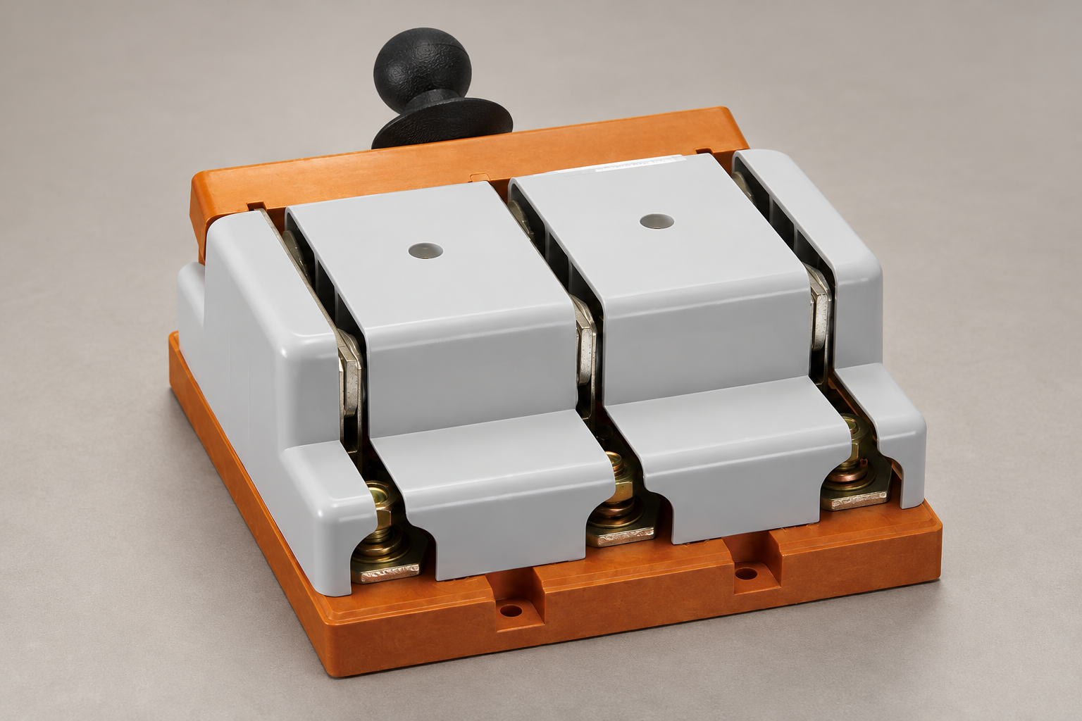 HD11F HS11F Series Open-Type Knife Switches with Protective Cover: complete exterior for layout and documentation review