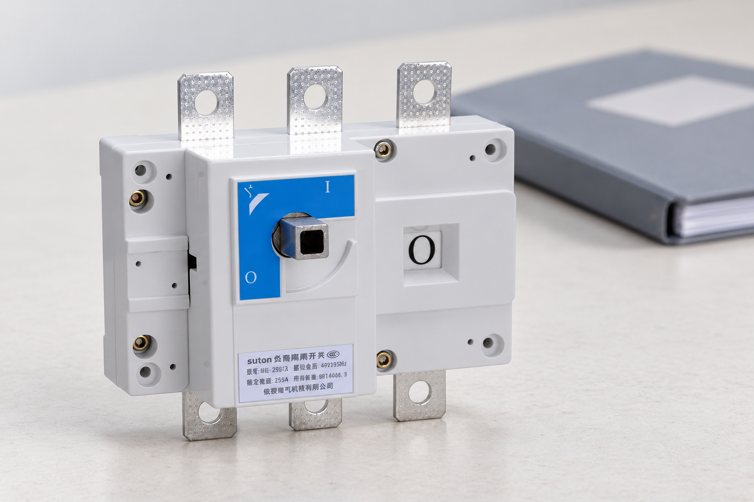 SUTON ETGL(HGL) three-pole switch-disconnector exterior: front housing in a documentation-review setting