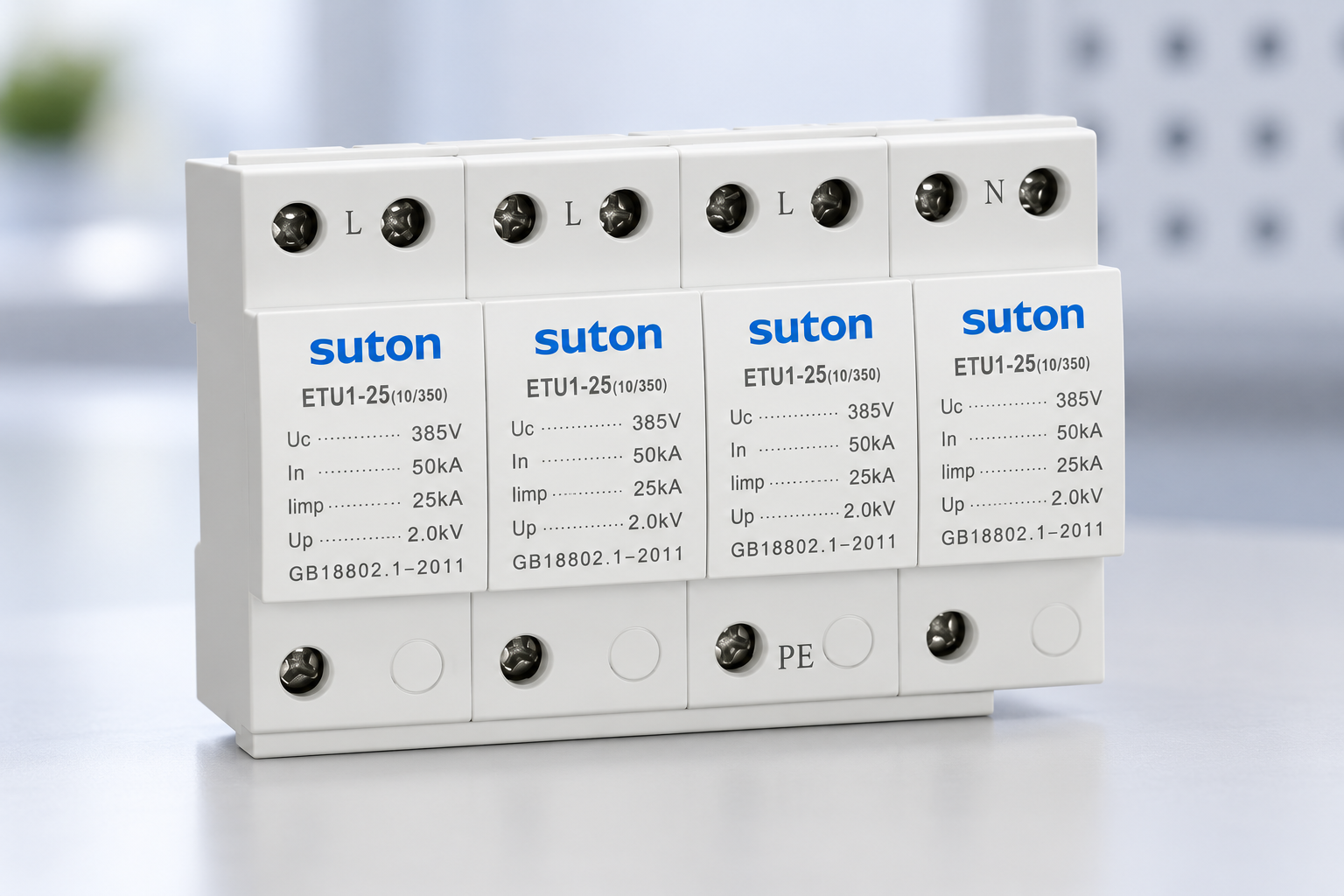 How to Select a Type 2 Surge Protective Device for an LV Panel — SUTON exterior controls and housing reference