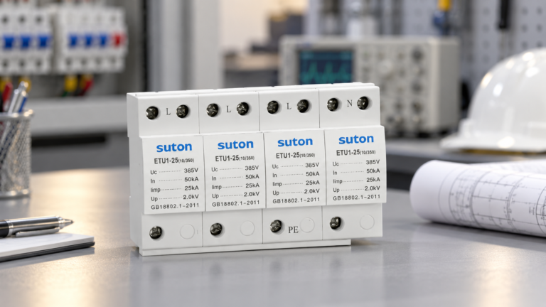 How to Select a Type 2 Surge Protective Device for an LV Panel — SUTON product reference illustration